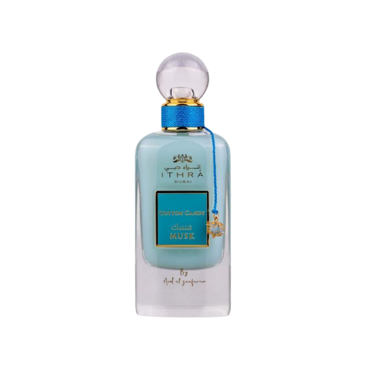 Candy – arabskie perfumy, zdjęcie flakonu na przezroczystym tle