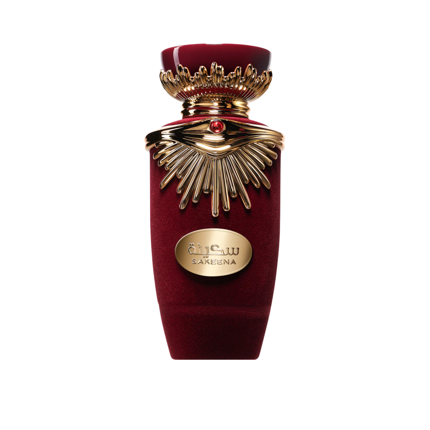 Sakeena – arabskie perfumy, zdjęcie flakonu na przezroczystym tle