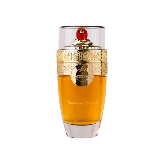 Tiramisu Speculoos – arabskie perfumy, zdjęcie flakonu na przezroczystym tle