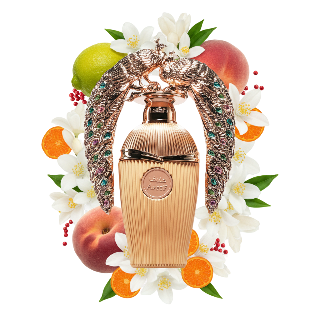 Afeef – arabskie perfumy, flakon z nutami kwiatów, owoców i wanilii