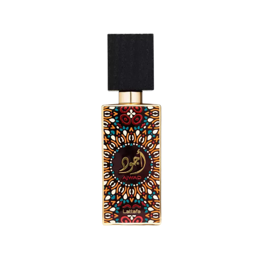 Ajwad – arabskie perfumy, zdjęcie flakonu na przezroczystym tle