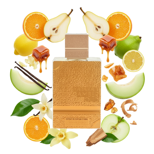 Amber Oud Gold 999.9 – arabskie perfumy, flakon z nutami ambry, wanilii i cytrusów