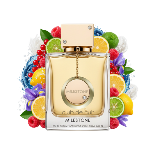 Nuty zapachowe Armaf Club de Nuit Milestone: nuty morskie, czerwone owoce i piżmo