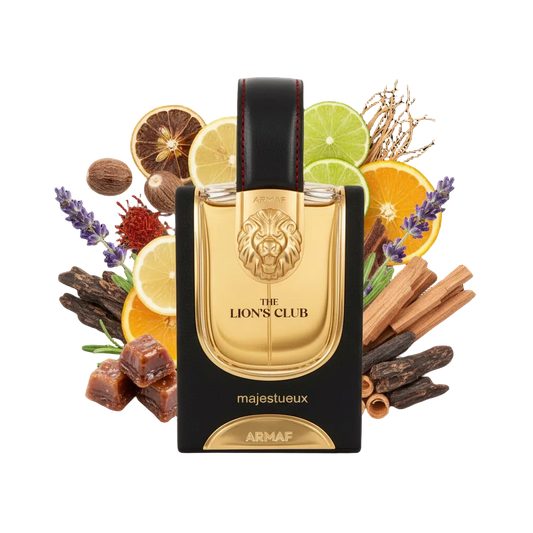 Armaf Lion's Club Majestueux 100 ml - flakon z nutami zapachowymi