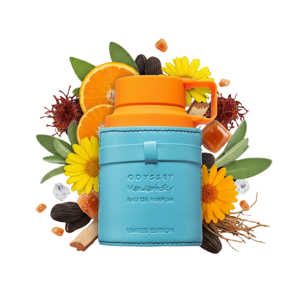 Armaf Odyssey Mandarin Sky nuty zapachowe – mandarynka, karmel, ambroksan