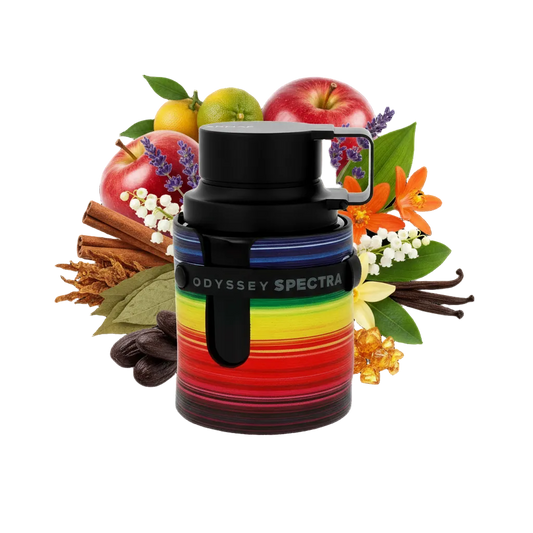 Armaf Odyssey Spectra Rainbow nuty – jabłko, wanilia, paczula