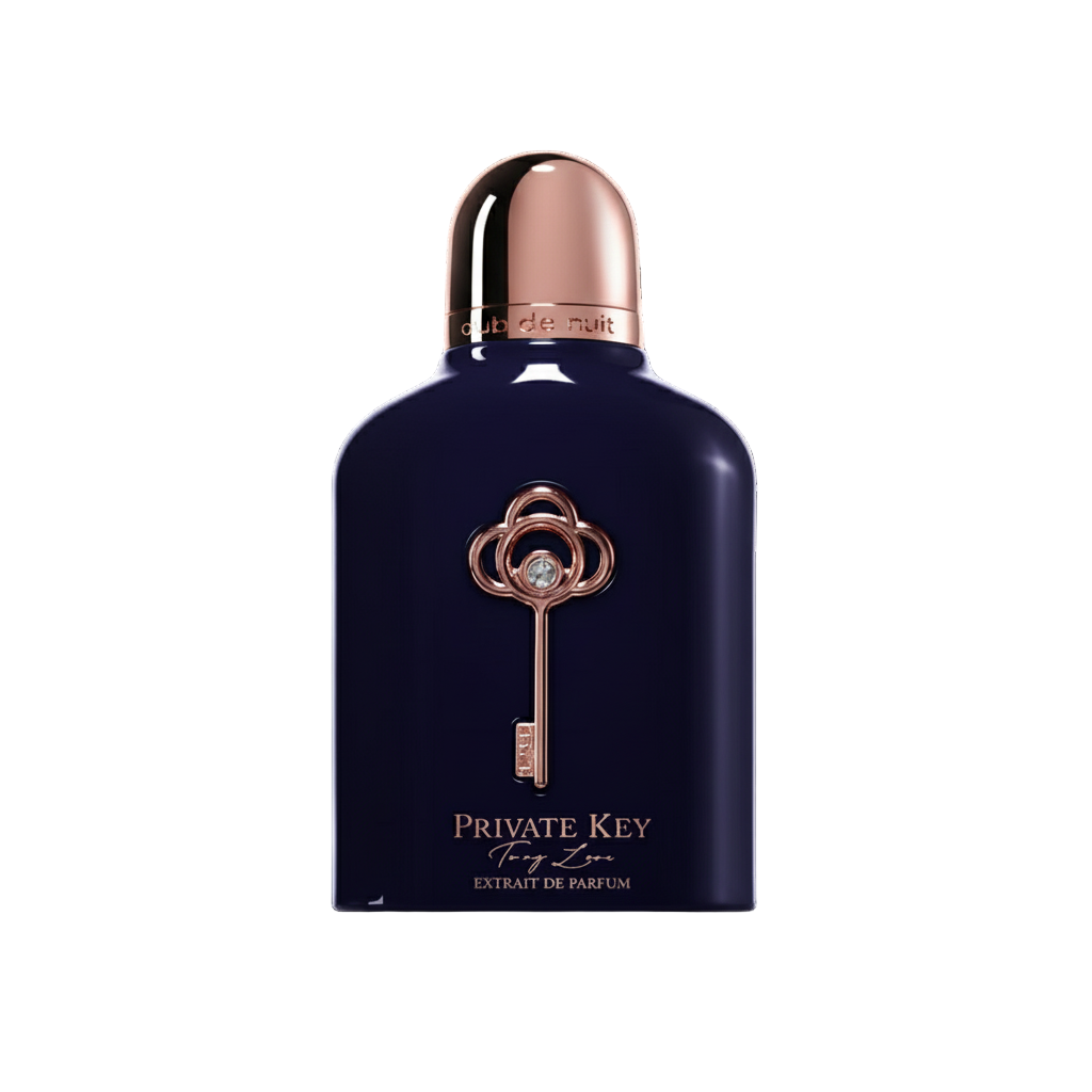 Flakon Armaf Club de Nuit Private Key To My Life Extrait 100 ml na przezroczystym tle