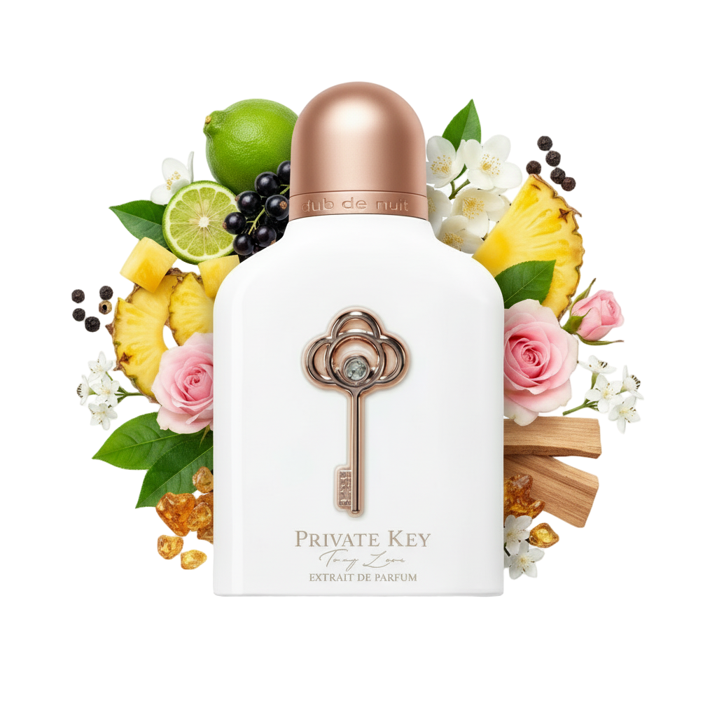 Armaf Private Key To My Soul Extrait — flakon z ananasem, paczulą i ambrą