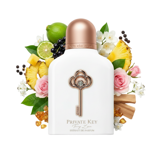 Armaf Private Key To My Soul Extrait — flakon z ananasem, paczulą i ambrą
