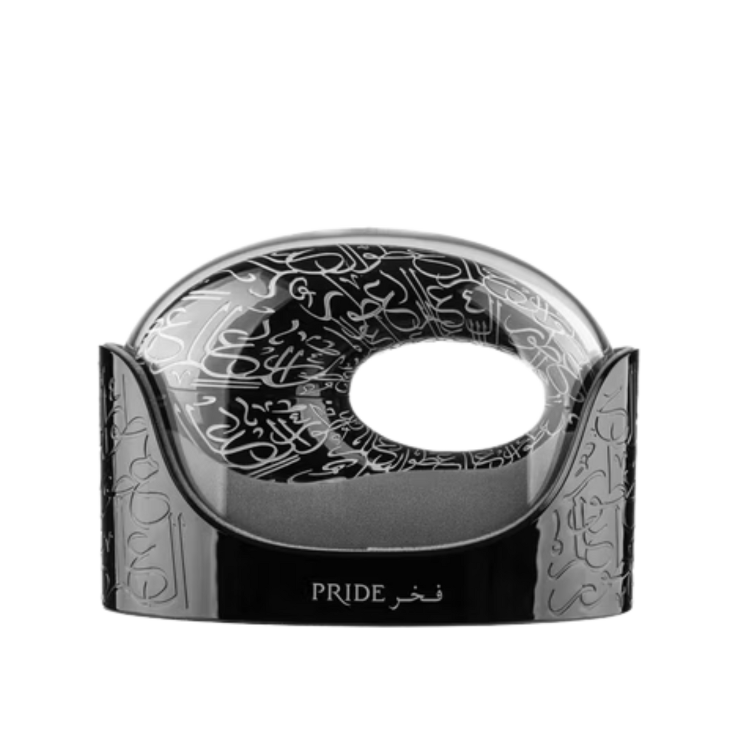 Fragrance World Pride Night flakon na przezroczystym tle