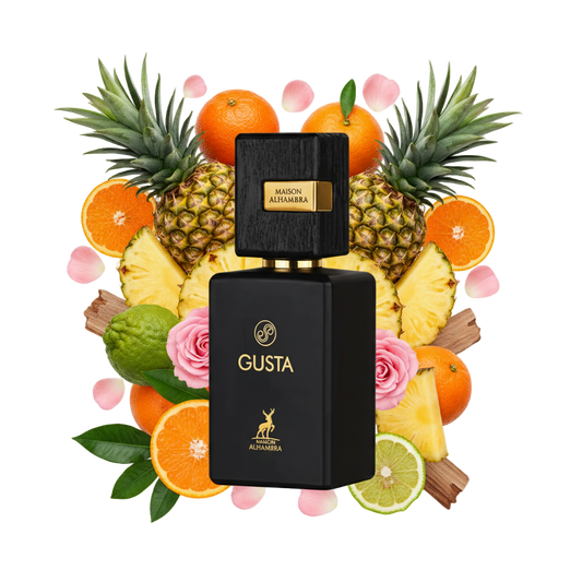 Gusta – arabskie perfumy, flakon z nutami wanilii, karmelu i mlecznych akordów