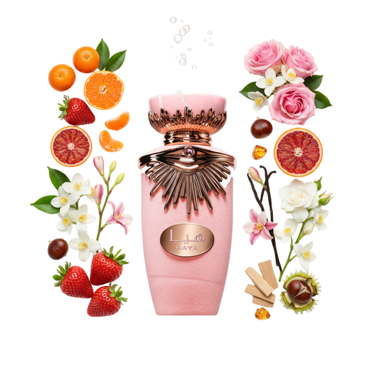 Haya – arabskie perfumy, flakon z nutami białych kwiatów, wanilii i drzewa sandałowego