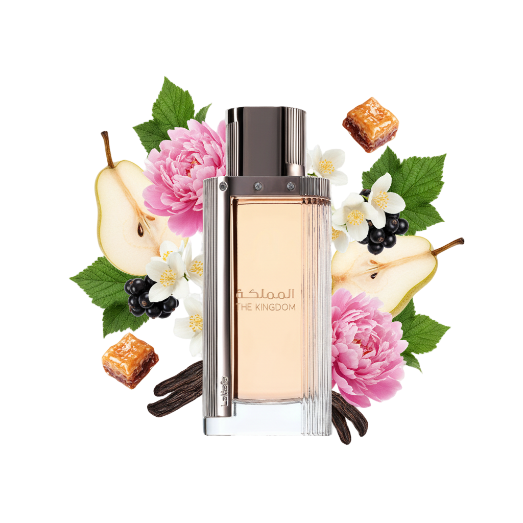 The Kingdom Woman – arabskie perfumy, flakon z nutami białych kwiatów, owoców i wanilii