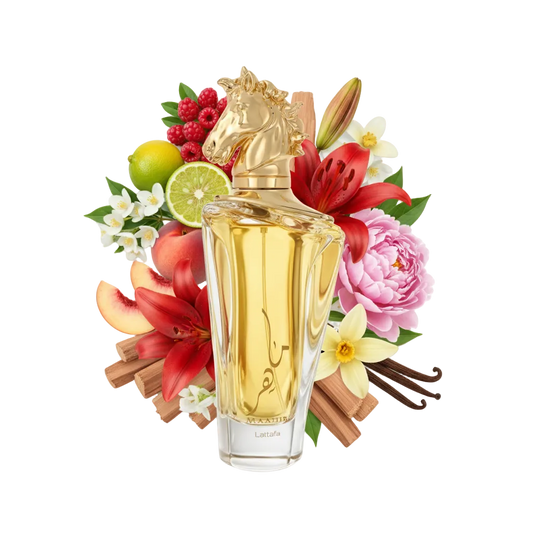 Lattafa Maahir – nuty czerwonych jagód, piwonii i piżma