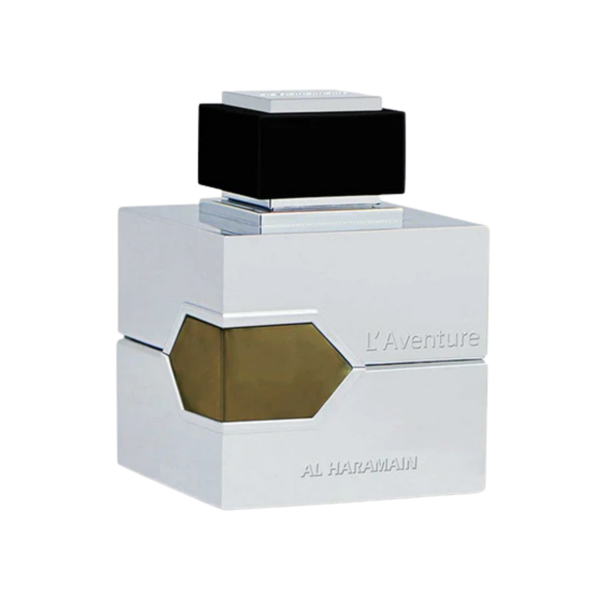 Flakon L’Aventure Men 100 ml na przezroczystym tle