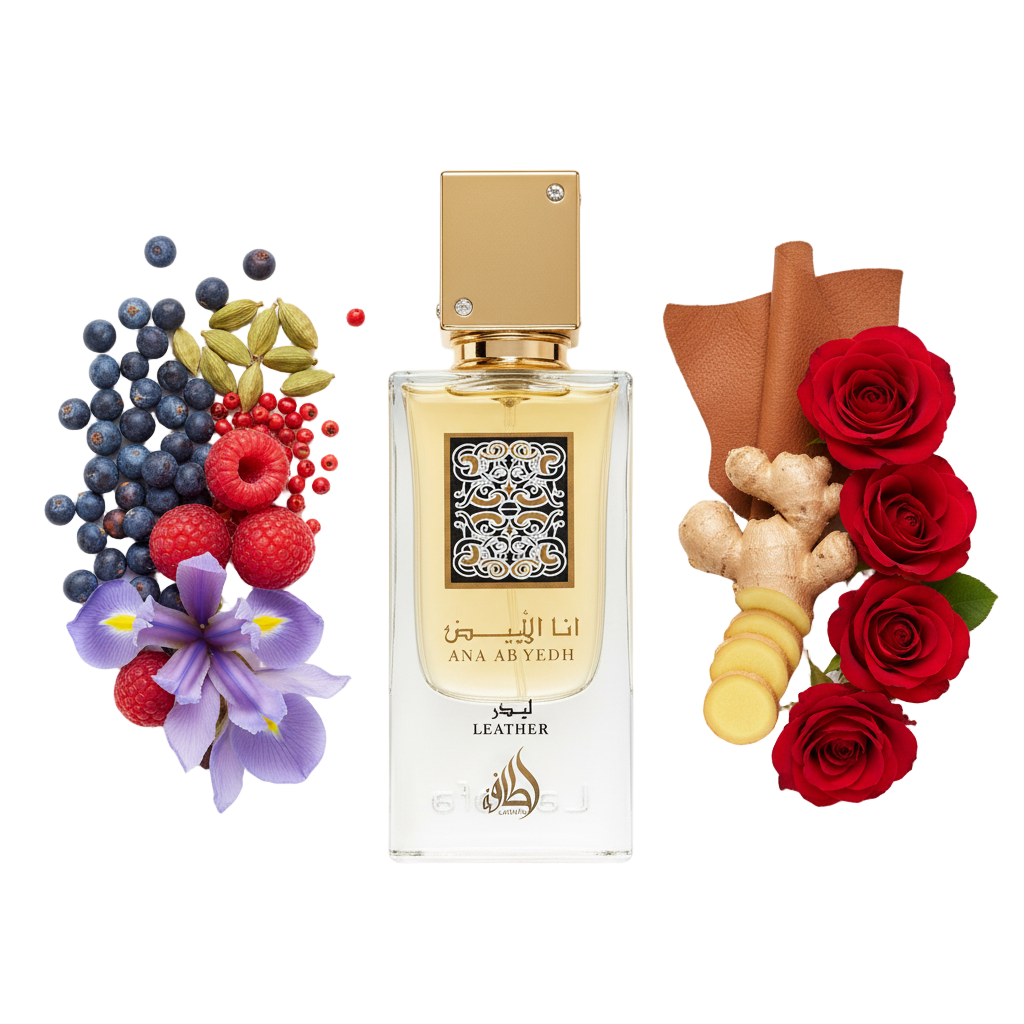 Leather – arabskie perfumy, flakon z nutami skóry, drewna i ambry