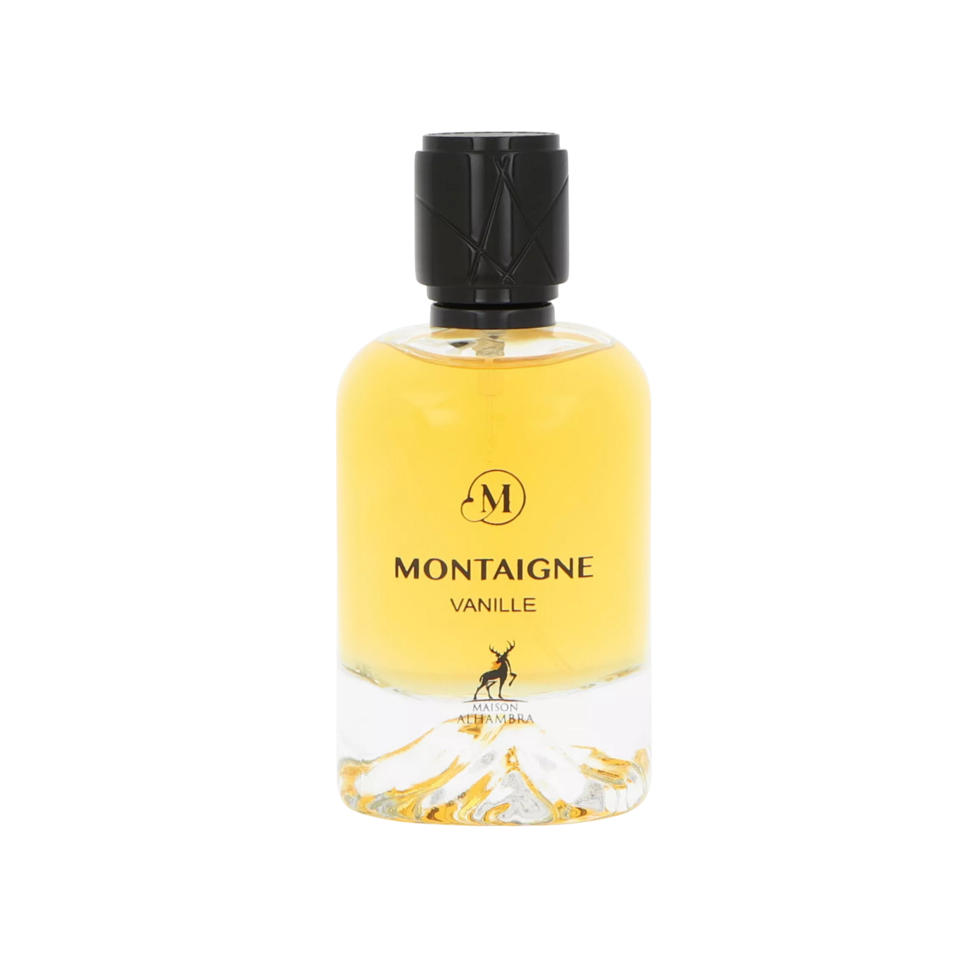 Maison Alhambra Montaigne Coco flakon na przezroczystym tle