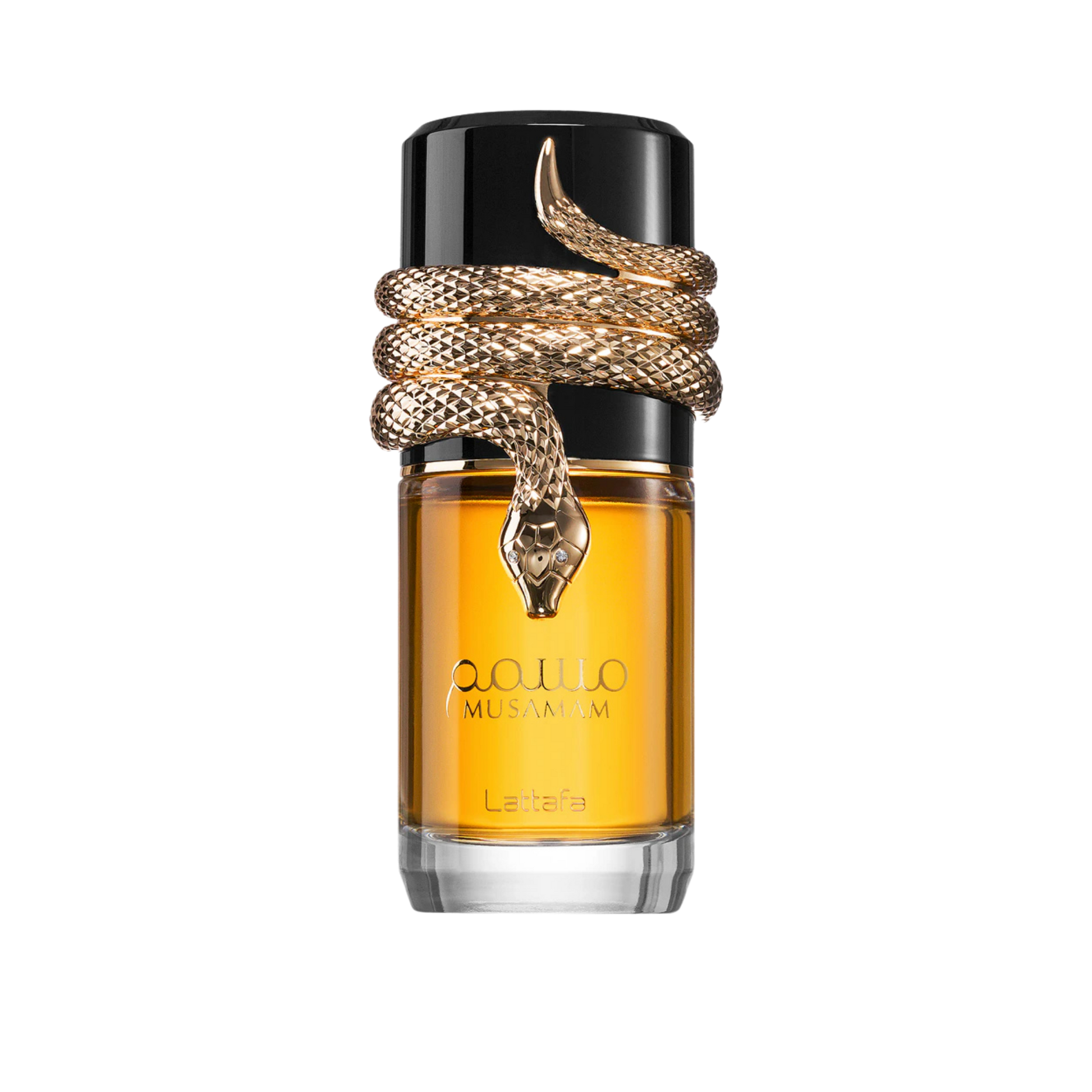 Musamam – arabskie perfumy, zdjęcie flakonu na przezroczystym tle