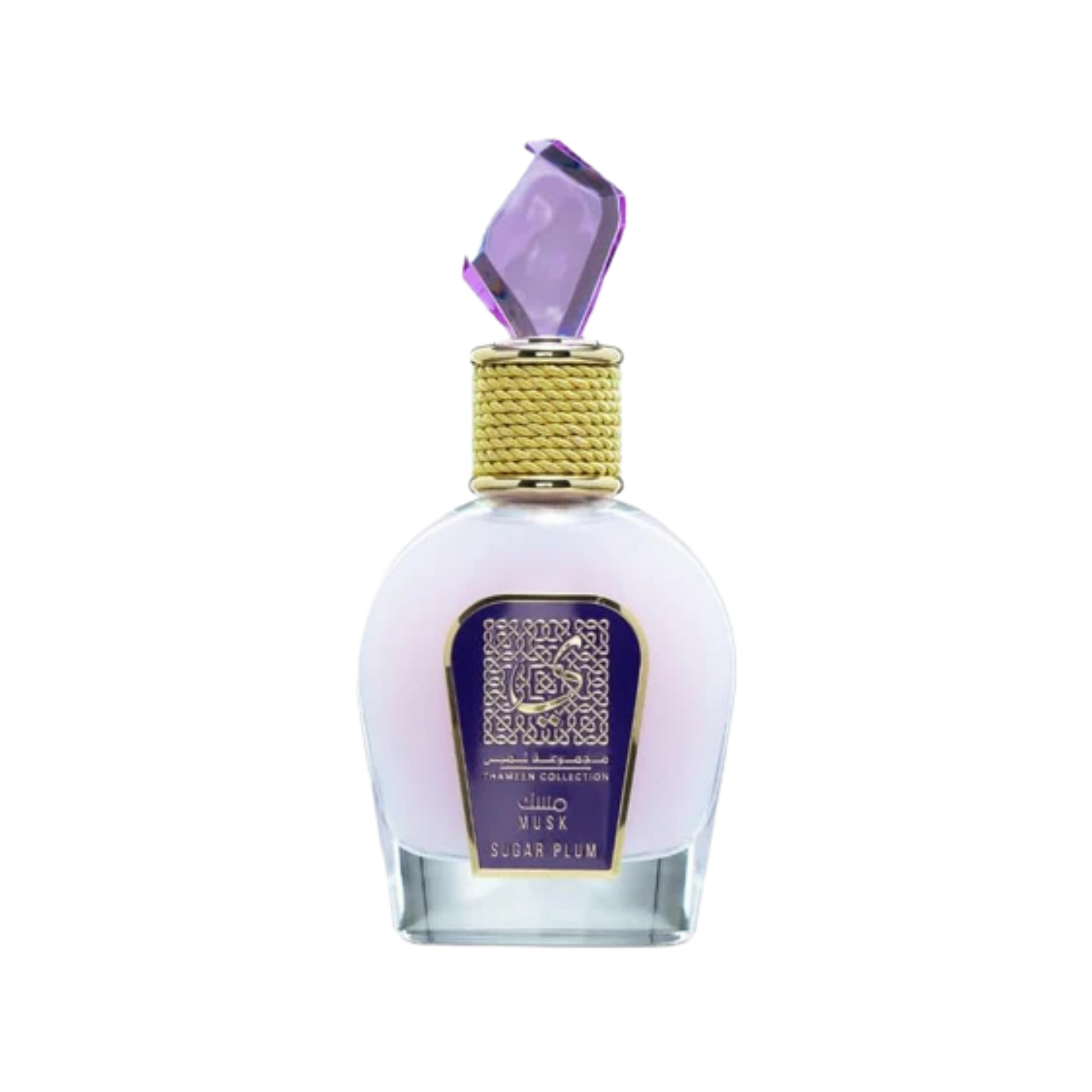 Musk Sugar Plum – arabskie perfumy, zdjęcie flakonu na przezroczystym tle