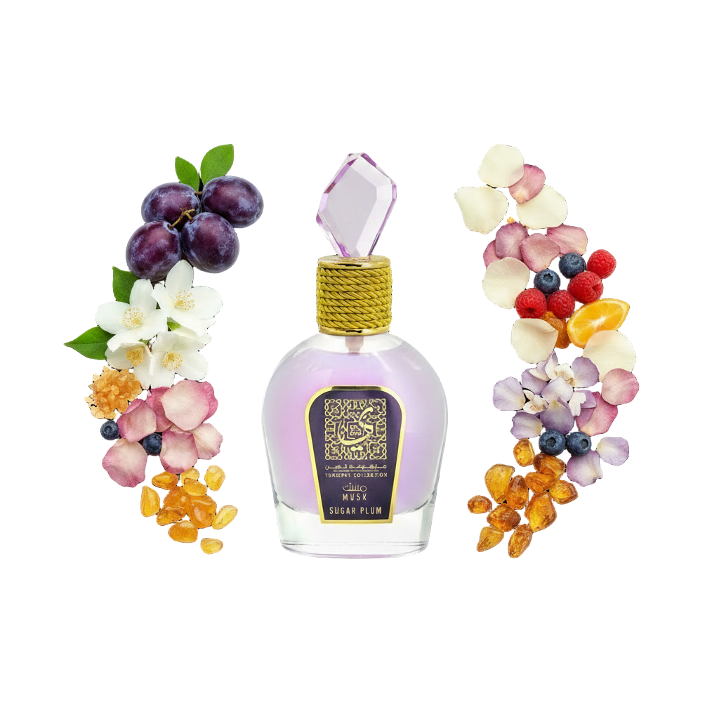 Musk Sugar Plum – arabskie perfumy, flakon z nutami śliwki, kwiatów i wanilii
