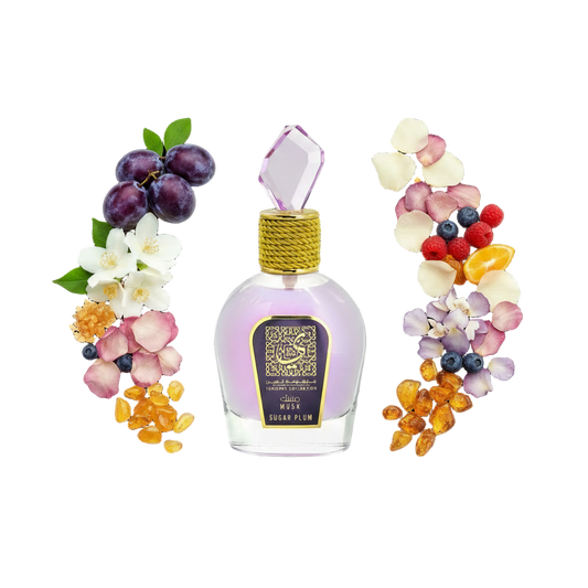 Musk Sugar Plum – arabskie perfumy, flakon z nutami śliwki, kwiatów i wanilii