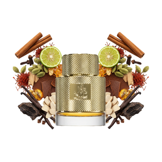 Qaa’ed – arabskie perfumy, flakon z nutami cynamonu, ambry i oudu