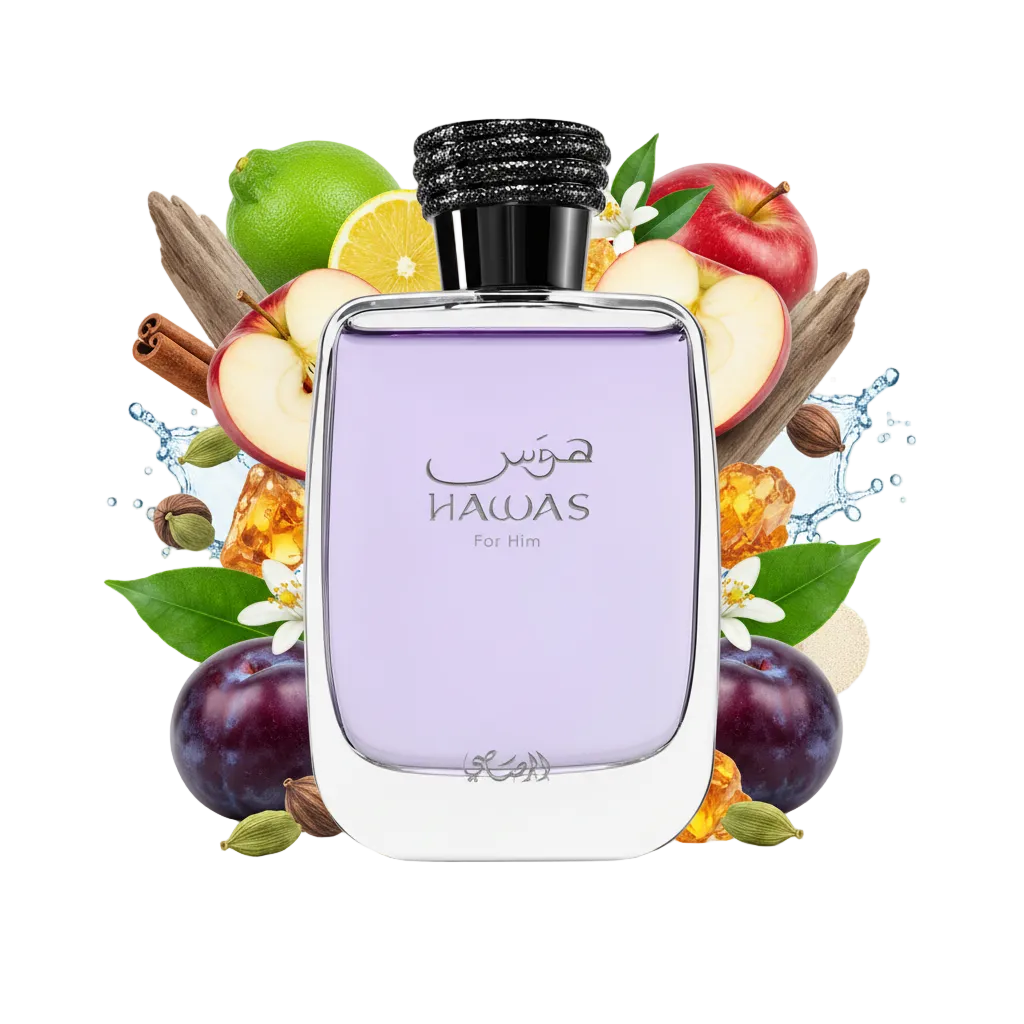 Rasasi Hawas For Him – nuty zapachowe owocowe i orientalne