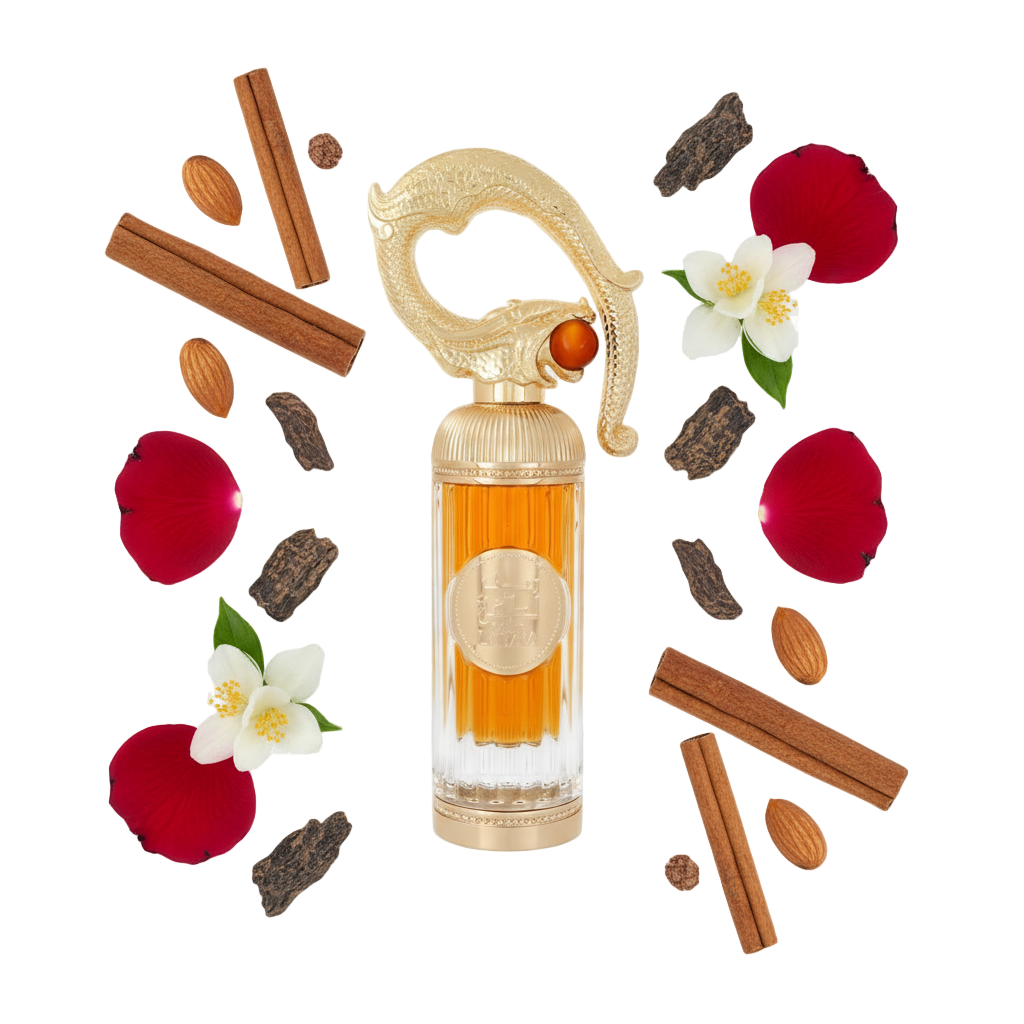 Sehr – arabskie perfumy, flakon z nutami maliny, róży i wanilii