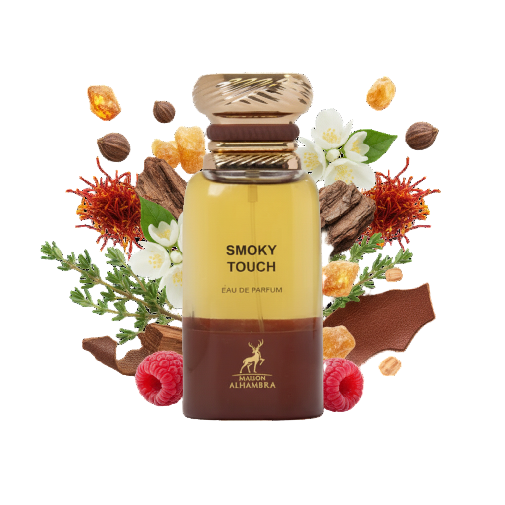 Smoky Touch – arabskie perfumy, flakon z nutami dymu, oudu i ambry