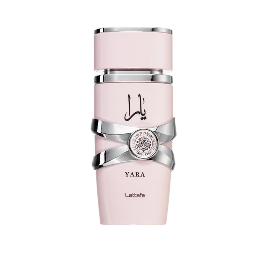 Yara – arabskie perfumy, zdjęcie flakonu na przezroczystym tle